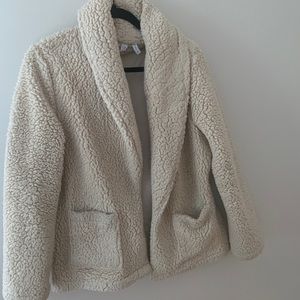 Cream Sherpa Zella Jacket
